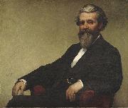 William Morris Hunt Judge John Lowell oil painting reproduction